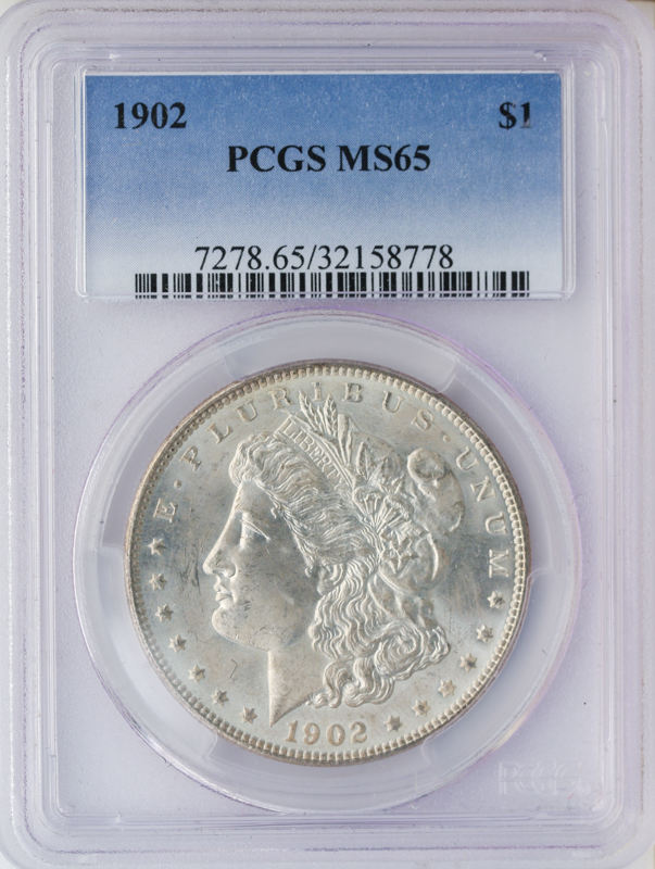 1902 Morgan $1 PCGS MS65 1902 Morgan $1 PCGS MS65