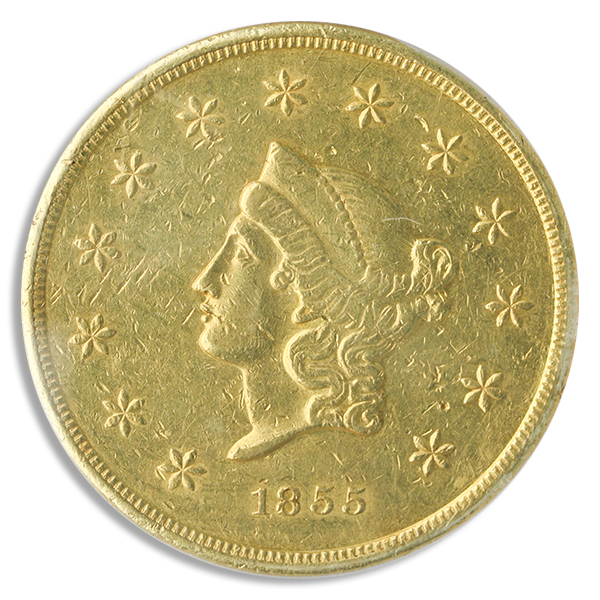 1855 $50 Wass, Molitor and Company PCGS AU55 1855 $50 Wass, Molitor and Company PCGS AU55