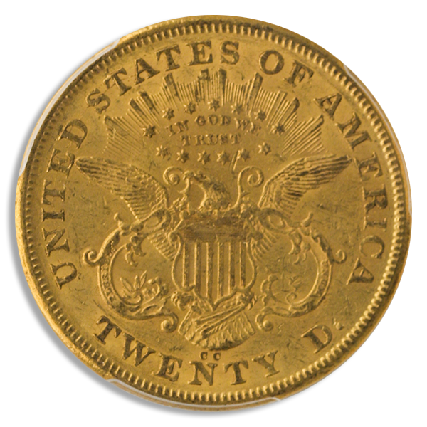 1874-CC $20 Liberty PCGS AU58 CAC 1874-CC $20 Liberty PCGS AU58 CAC