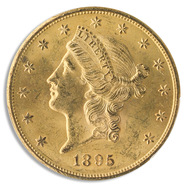 1895-S $20 Libert PCGS MS63 CAC