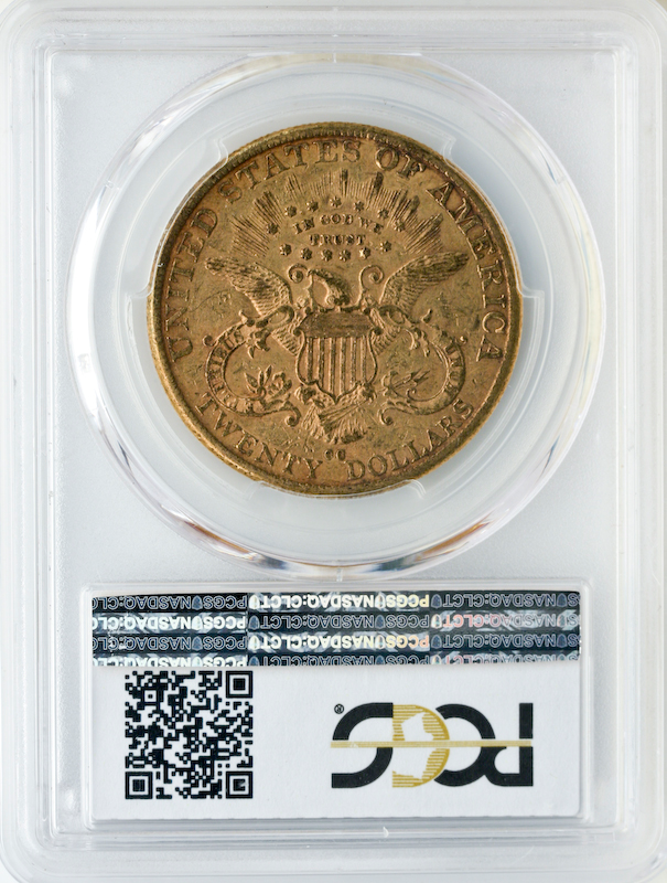 1890-CC $20 Liberty PCGS XF45 CAC 1890-CC $20 Liberty PCGS XF45 CAC