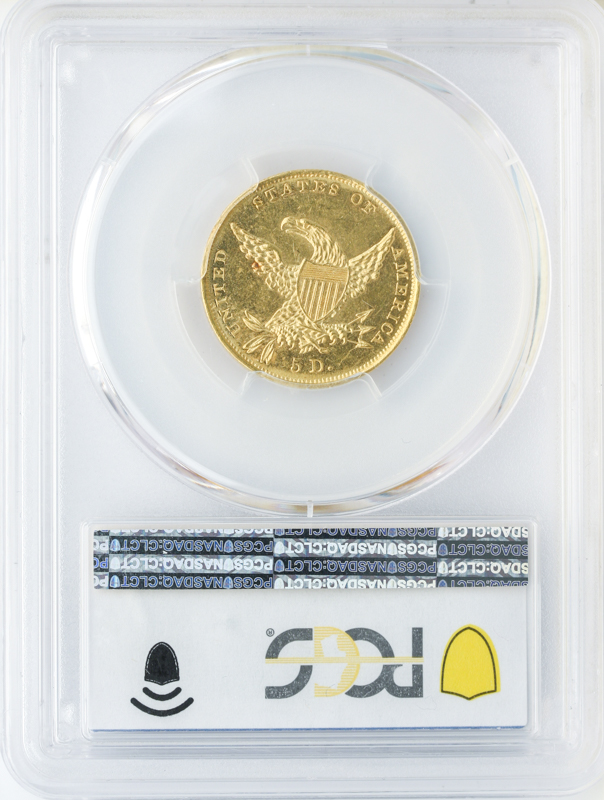 1835 $5 Classic Head PCGS MS63 CAC + 1835 $5 Classic Head PCGS MS63 CAC +