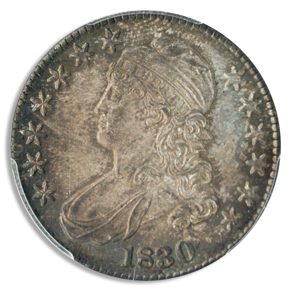 1830 Capped Bust Half Dollar PCGS MS65 CAC 1830 Capped Bust Half Dollar PCGS MS65 CAC
