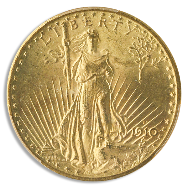 1910-S $20 Saint Gaudens PCGS MS64 CAC