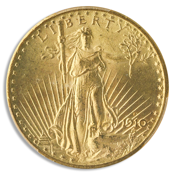 1910-S $20 Saint Gaudens PCGS MS64 CAC 1910-S $20 Saint Gaudens PCGS MS64 CAC