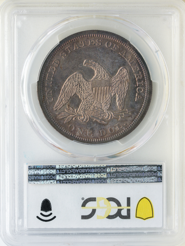 1849 Seated Liberty $1 PCGS MS64 CAC 1849 Seated Liberty $1 PCGS MS64 CAC