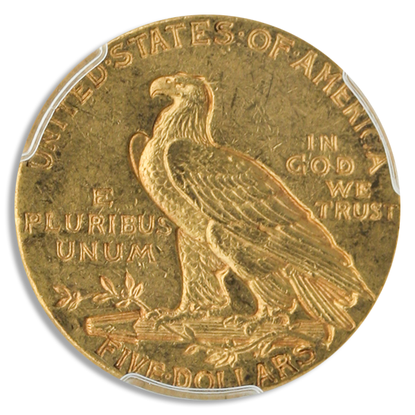 1911-D $5 Indian PCGS AU58 CAC 1911-D $5 Indian PCGS AU58 CAC