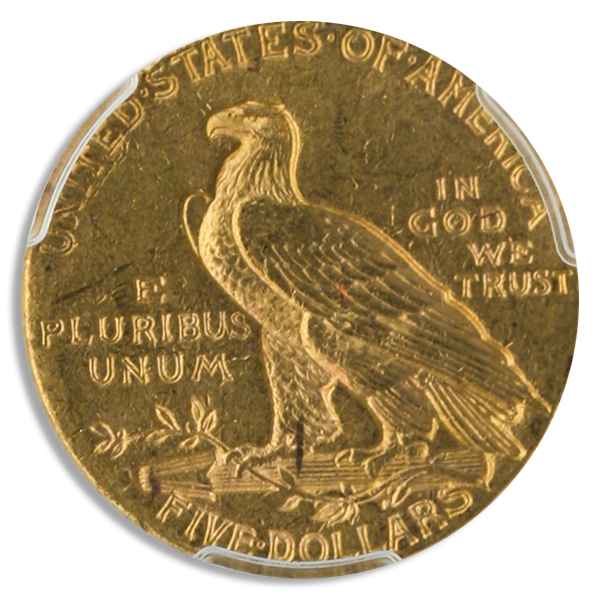 1911-S $5 Indian PCGS MS62 CAC 1911-S $5 Indian PCGS MS62 CAC