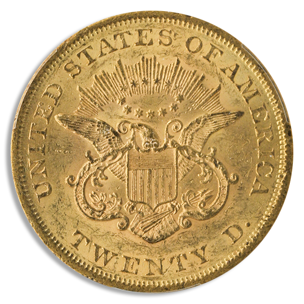 1863 $20 Liberty PCGS MS61 CAC 1863 $20 Liberty PCGS MS61 CAC