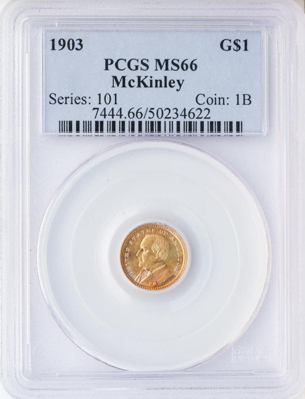 1903 McKinley $1 PCGS MS66
