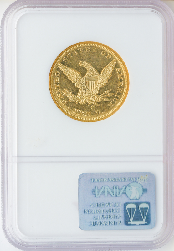 1847-O $10 Liberty NGC MS61