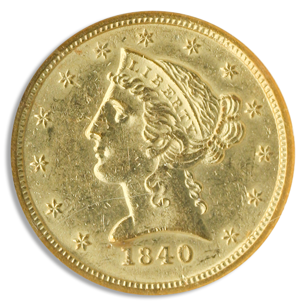 1840-O $5 Liberty NGC MS61 CAC