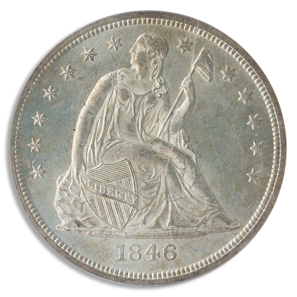 1846-O Seated Liberty $1 PCGS MS63