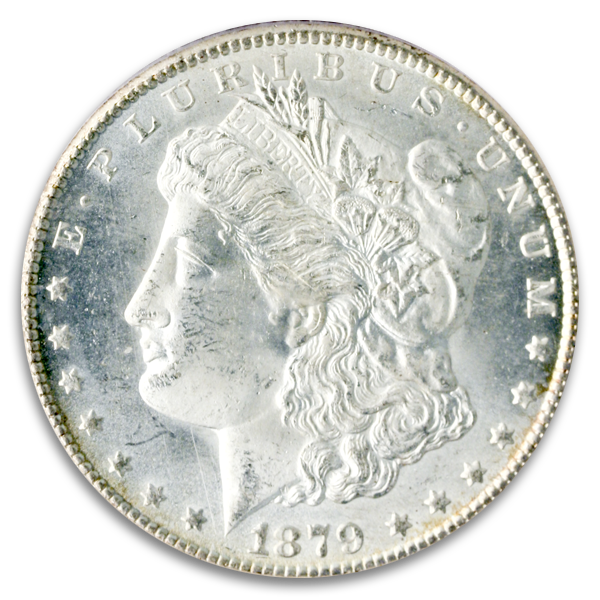 1879-CC Morgan $1 Capped Die PCGS MS64 CAC 1879-CC Morgan $1 Capped Die PCGS MS64 CAC