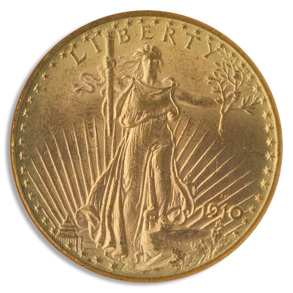 1910-D $20 Saint Gaudens NGC MS63 CAC 1910-D $20 Saint Gaudens NGC MS63 CAC