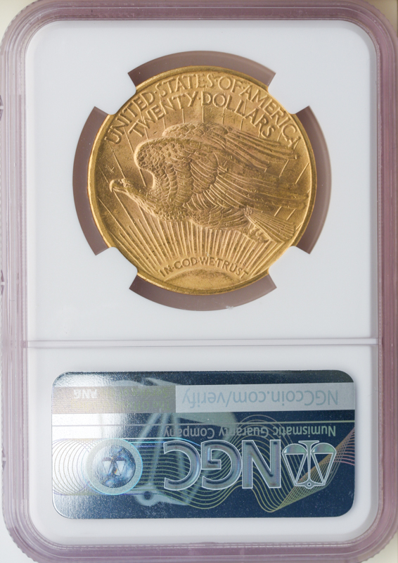 1914 $20 Saint Gaudens NGC MS62 CAC 1914 $20 Saint Gaudens NGC MS62 CAC