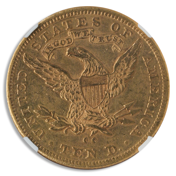1884-CC $10 Liberty NGC AU58 CAC 1884-CC $10 Liberty NGC AU58 CAC