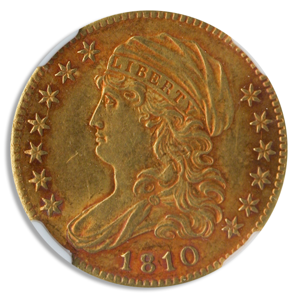 1810 $5 Capped Bust Small Date Large 5 NGC MS61 1810 $5 Capped Bust Small Date Large 5 NGC MS61