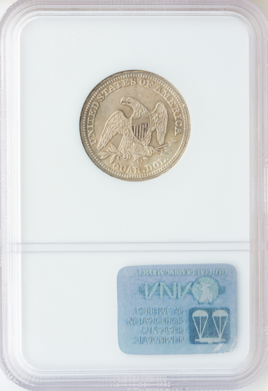 1849-O Liberty Seated Quarter Eliasberg NGC MS64 1849-O Liberty Seated Quarter Eliasberg NGC MS64