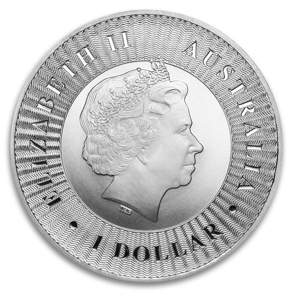 1 oz Australian Silver Kangaroo Coin (BU, Dates Vary)