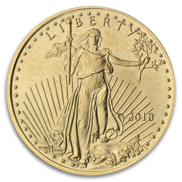 1/10 oz. American Gold Eagle Coin (BU)