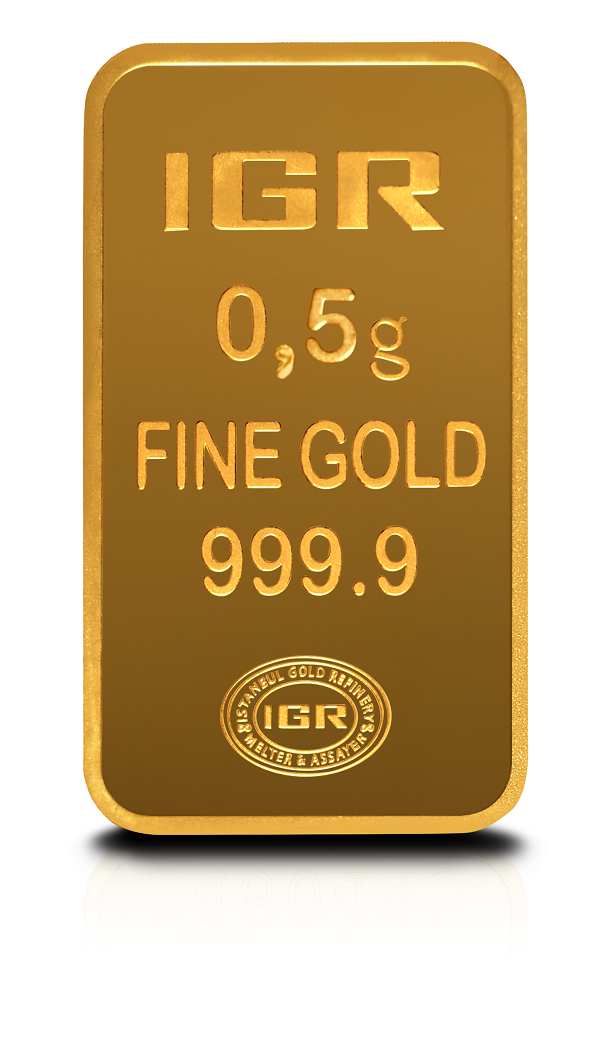 1/2 Gram Gold Bar - IGR