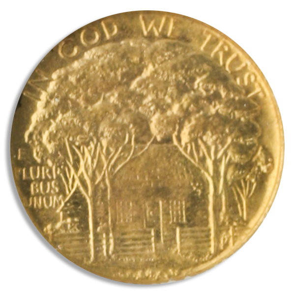 1922 Grant $1 Gold Commemorative With Star NGC MS67 CAC 1922 Grant $1 Gold Commemorative With Star NGC MS67 CAC