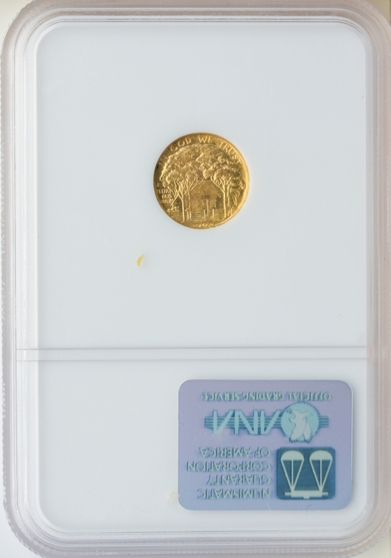 1922 Grant $1 Gold Commemorative With Star NGC MS67 CAC