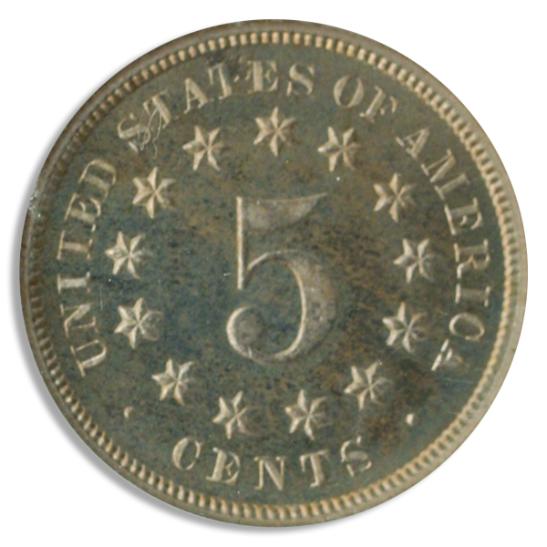 1880 Shield Nickel NGC PR66