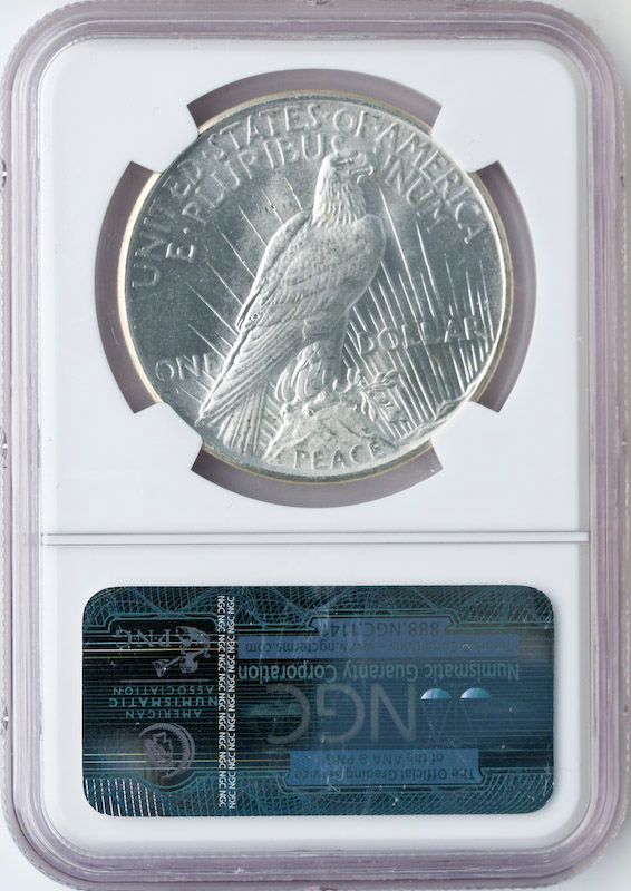 Morgan and Peace $1 Set NGC MS63 (Dates/Types Vary) Morgan and Peace $1 Set NGC MS63 (Dates/Types Vary)