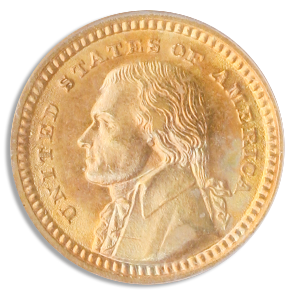 1903 Louisiana Purchase  Jefferson $1 PCGS MS65 CAC