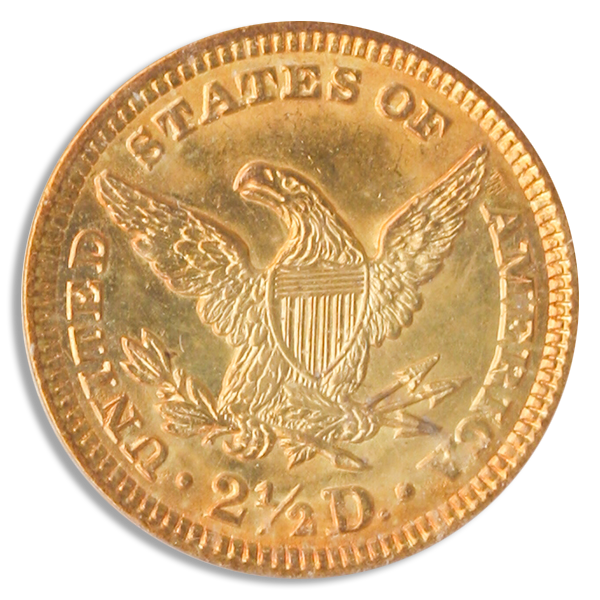 1907 $2.50 Liberty PCGS MS64 CAC 1907 $2.50 Liberty PCGS MS64 CAC
