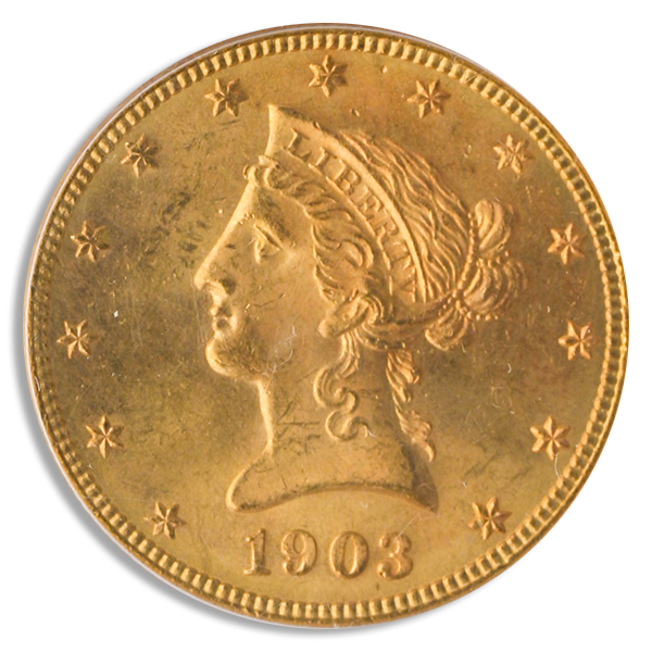 1903-S $10 Liberty PCGS MS64