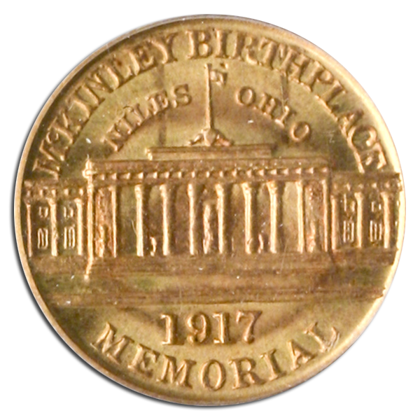 1917 McKinley $1 Gold Commemorative PCGS MS65
