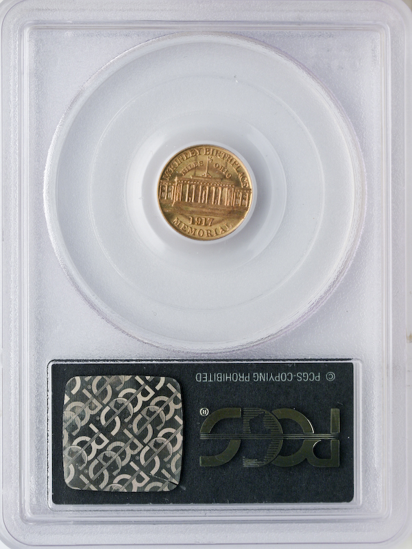 1917 McKinley $1 Gold Commemorative PCGS MS65