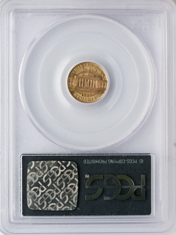 1917 McKinley $1 Gold Commemorative PCGS MS65 1917 McKinley $1 Gold Commemorative PCGS MS65