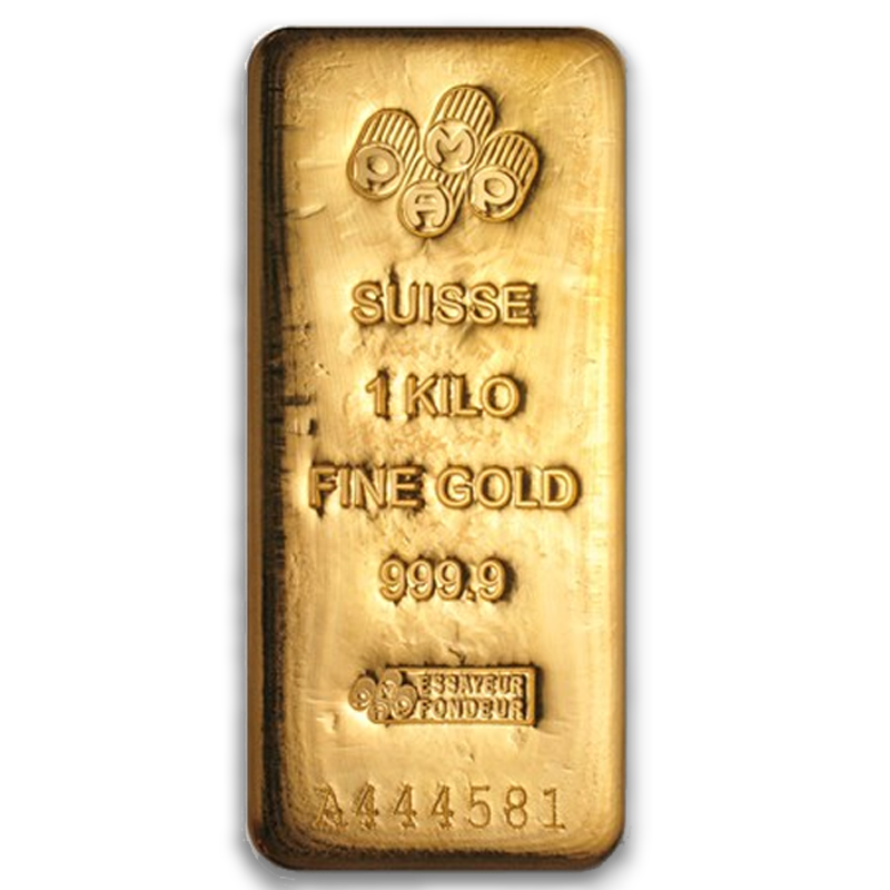 1 Kilo Gold Bar (Types and Conditions Vary)