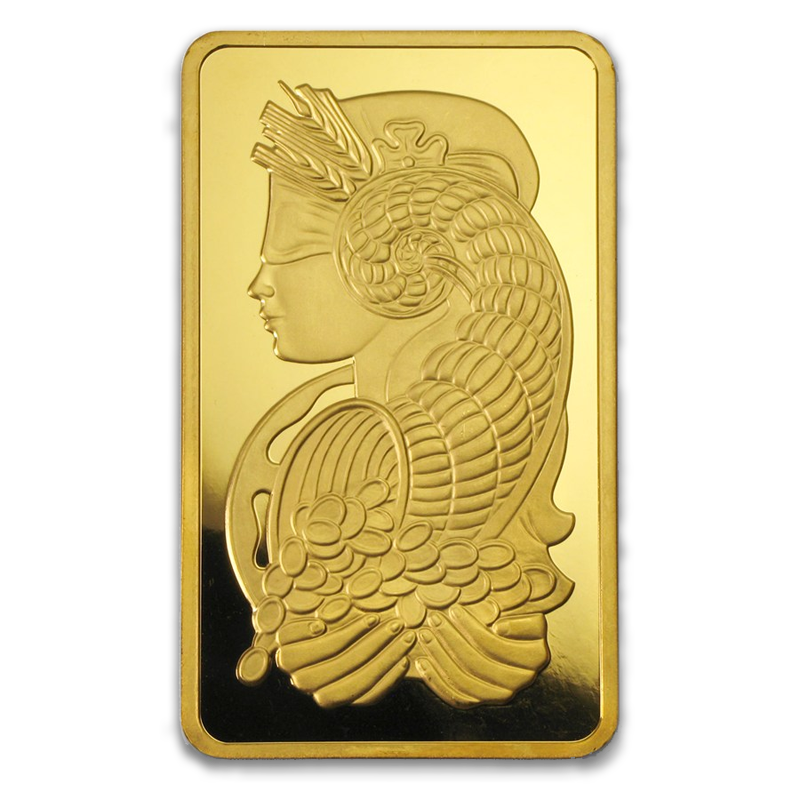 10 oz. Gold Bullion Bars (Types and Conditions Vary) 10 oz. Gold Bullion Bars (Types and Conditions Vary)