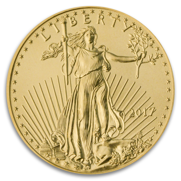 1 oz American Gold Eagle Coin (Circ, Dates Vary)