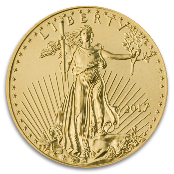 1 oz American Gold Eagle Coin (Circ, Dates Vary) 1 oz American Gold Eagle Coin (Circ, Dates Vary)