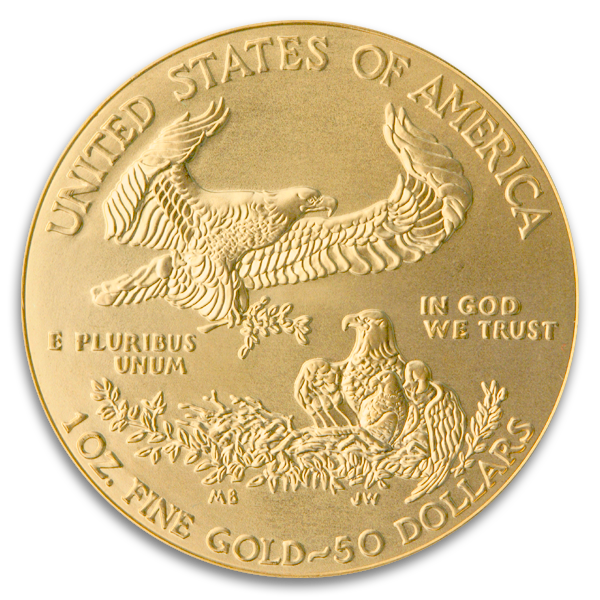 1 oz American Gold Eagle Coin (Circ, Dates Vary) 1 oz American Gold Eagle Coin (Circ, Dates Vary)