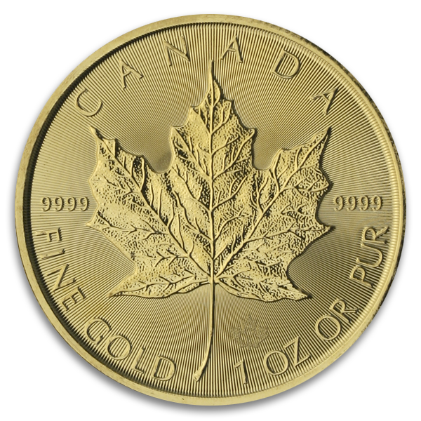 1 oz. Canadian Gold Maple Leaf (BU, Dates Vary) 1 oz. Canadian Gold Maple Leaf (BU, Dates Vary)