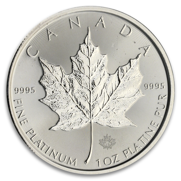1 oz. Canadian Platinum Maple Leaf (BU)