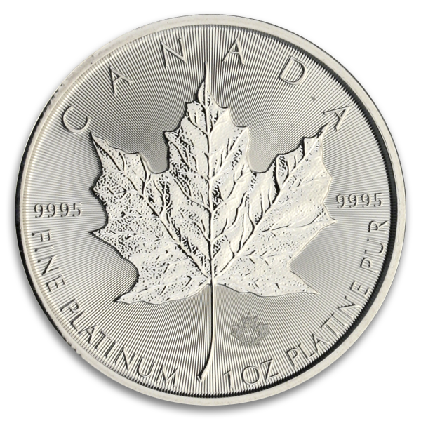 1 oz. Canadian Platinum Maple Leaf (BU) 1 oz. Canadian Platinum Maple Leaf (BU)