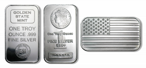 1 oz Silver Bar (Types Vary)