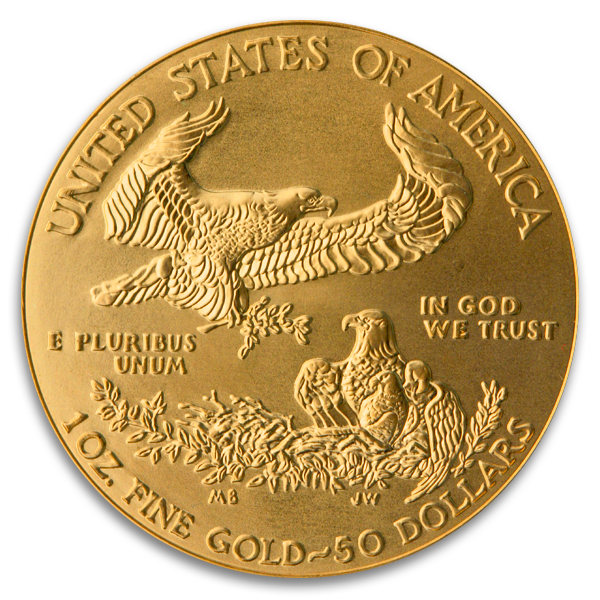 1 oz American Gold Eagle Coin (BU, Dates Vary)