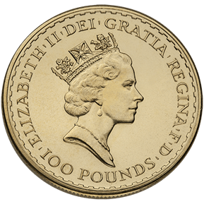 1 oz British Gold Britannia Coin (BU, Dates Vary) 1 oz British Gold Britannia Coin (BU, Dates Vary)