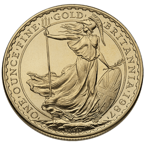 1 oz British Gold Britannia Coin (BU, Dates Vary) 1 oz British Gold Britannia Coin (BU, Dates Vary)