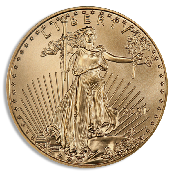 1/4 oz American Gold Eagle Coin (BU, Dates Vary) 1/4 oz American Gold Eagle Coin (BU, Dates Vary)
