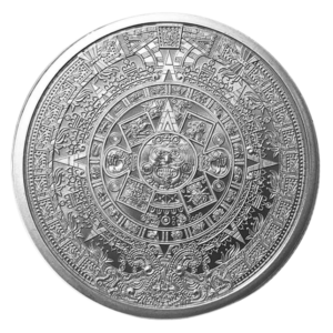 1 oz American Aztec Calendar Silver Round Coin (BU, Types Vary)